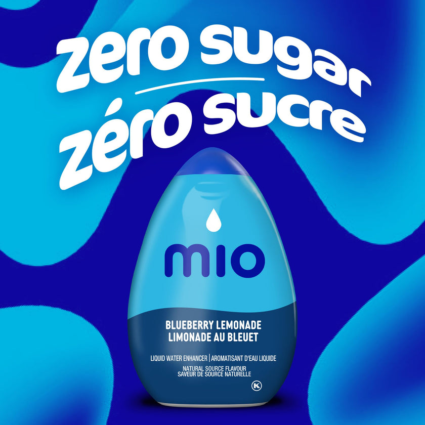 mio Blueberry Lemonade Liquid Water Enhancer, 48 mL Bottle (Pack of 12) 🍁 All In One Marketplace Canada