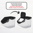 Starfrit LocknLock Pet Food Container - 169oz/5L - Airtight - 4-Sided Locking Flip Top Lid 🍁 All In One Marketplace Canada