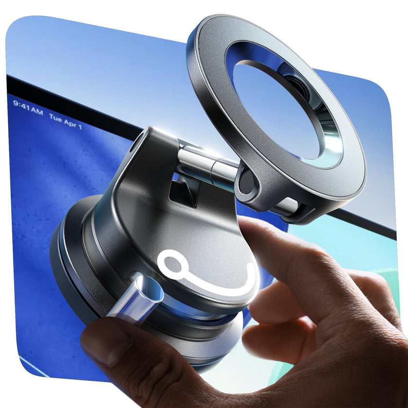 LISEN Car Phone Holder Car for Magsafe Magnetic Car Mount [2026 NEW Stable] Vacuum Magnetic Phone Holder Adjustable Cars Accessories Suction Dashboard Mount for iPhone 17 Pro Max 16 15 14 13 12 🍁 All In One Marketplace Canada