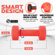 Yes4All Dumbbell Neoprene, poids et haltere, Weight Set, Hand Weights for Women, Dumbbells Pair, Free Weights (D. Red - 9lbs) 🍁 All In One Marketplace Canada