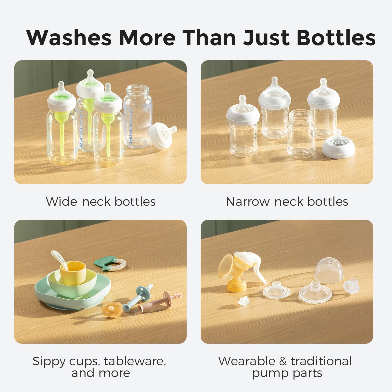 Momcozy KleanPal Pro Baby Bottle Washer, Sterilizer & Dryer - All-in-One Cleaning Machine for Bottles, Pump Parts & Baby Essentials - Time-Saving & Effortless Care 🍁 All In One Marketplace Canada