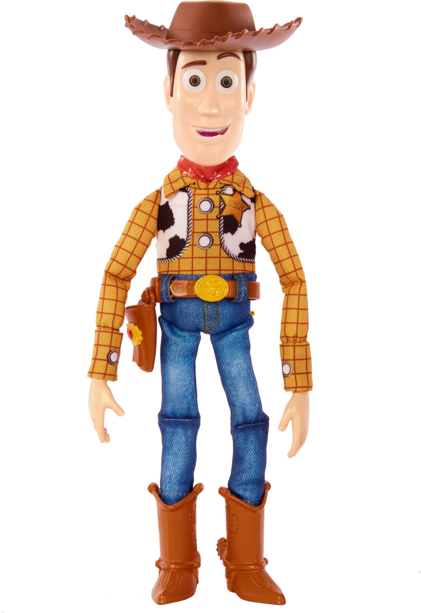 Mattel Disney Pixar Toy Story Talking Woody Action Figure & Accessory, Roundup Fun 12-inch Collectible with 30+ Sounds & Phrases 🍁 All In One Marketplace Canada