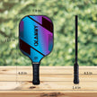 OLANNY Graphite Pickleball Paddles 4 Pack - Premium Rackets Fiber Face & Polymer Honeycomb Core Pickleball Set Includes 4 Pickleball Paddles + Balls+1 Bag (Gradient Pickleball Paddles) 🍁 All In One Marketplace Canada