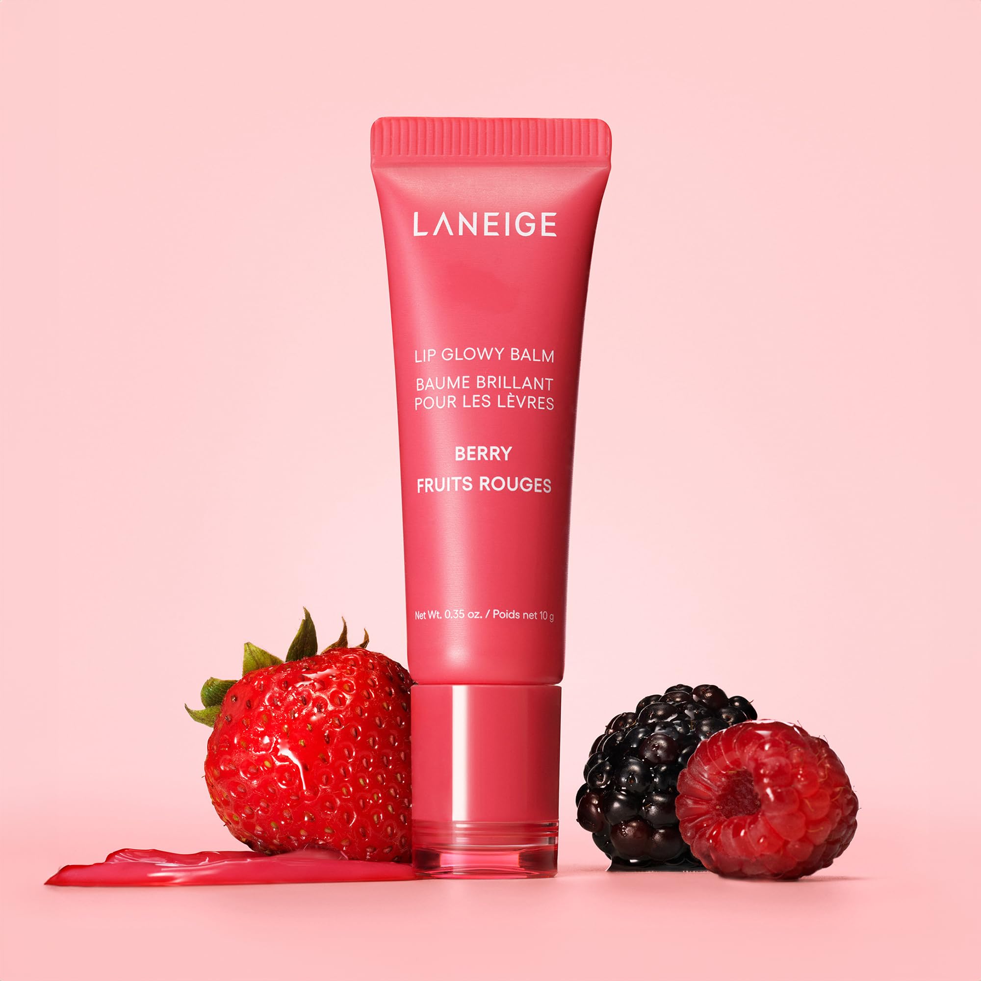 LANEIGE Lip Glowy Balm, Berry: Sheer Tinted Lip Moisturizer with Shea Butter, for Hydrating Shine & Soft Lips 🍁 All In One Marketplace Canada