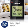 VTech DECT 6.0 Three Handset Cordless Phone with CID, Backlit Keypads and Screens, Full Duplex Handset Speakerphones, Call Block, (Not Answering Machine Version) Silver/Black 🍁 All In One Marketplace Canada