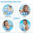 FUNNYTA 2 Pack Water Hammock, 4-in-1 Multi-Portable Water Pool Float Hammock (Saddle, Lounge Chair, Hammock and Drifter) for Adults, Suitable for Travel, Family and Recreation 🍁 All In One Marketplace Canada