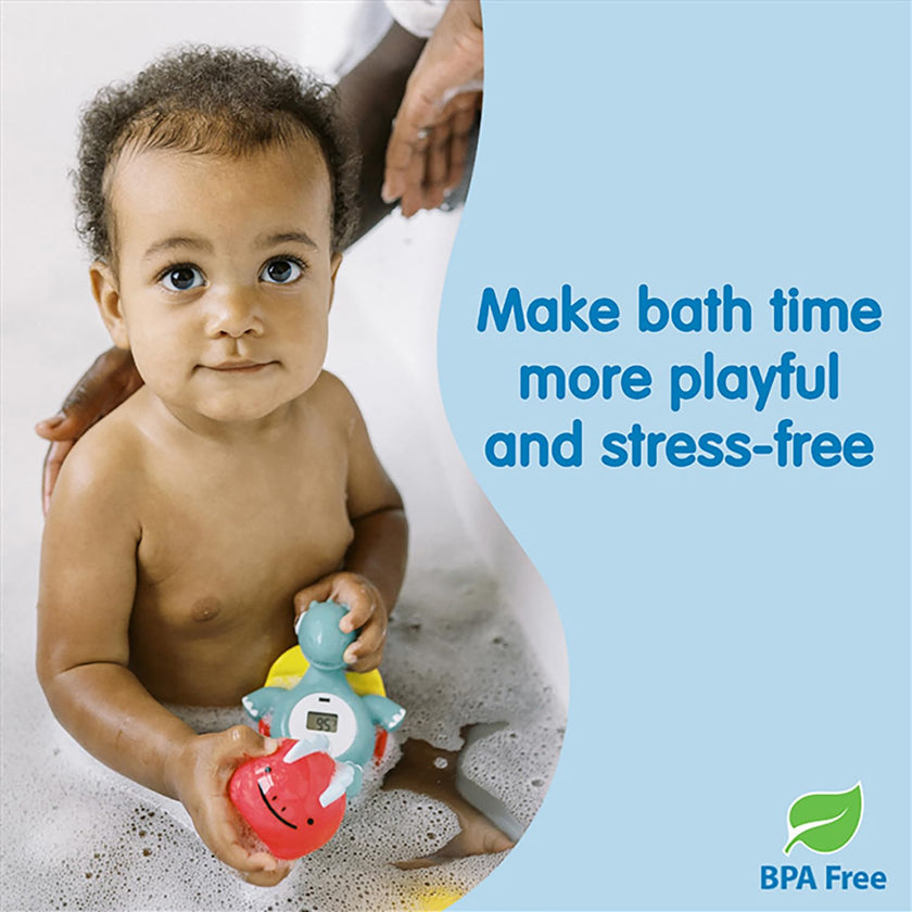 Dr. Brown's CleanUp Temposaurus Floating Bath Thermometer for Accurately Measuring Baby’s Bath Water Temperature, BPA Free 🍁 All In One Marketplace Canada