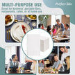 Perfect Stix White Dinner Napkin-300 2-Ply White Dinner Napkins, 0.1