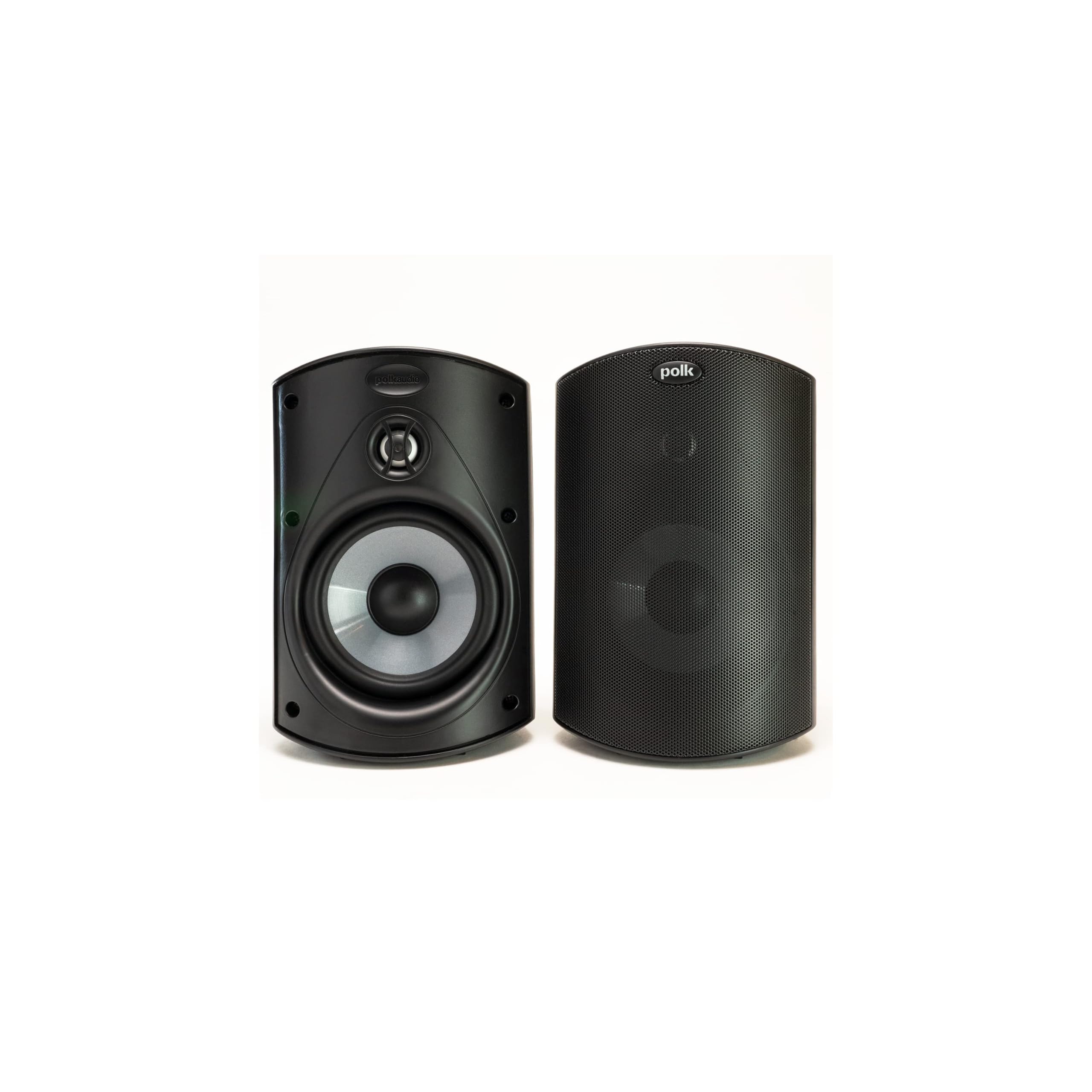 Polk Audio Atrium 4 Outdoor Speakers with Powerful Bass (Pair, Black), All-Weather Durability, Broad Sound Coverage, Speed-Lock Mounting System 🍁 All In One Marketplace Canada