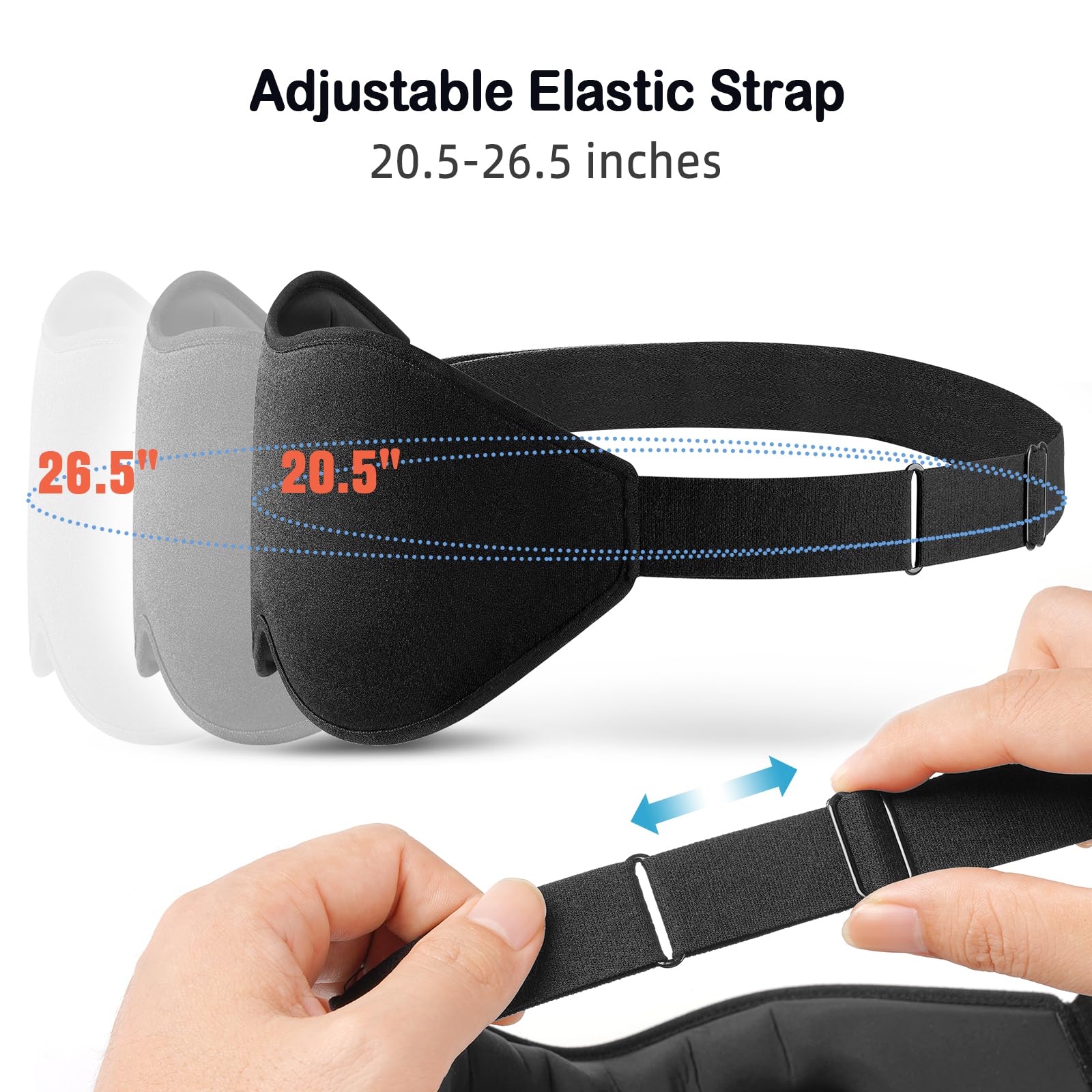 LitBear Sleep Mask for Side Sleeper Women Men, Eye Mask for Sleeping Light Blocking, 3D Contoured Cup Sleeping Mask, Soft Breathable Sleep Eye Mask with Adjustable Elastic Strap for Flight Nap 🍁 All In One Marketplace Canada