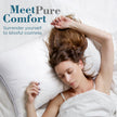 viewstar Bed Pillows Queen Size 2 Pack, Firm Support Gusseted Side Sleeper Hotel Pillow for Back and Stomach Sleeping, White 🍁 All In One Marketplace Canada