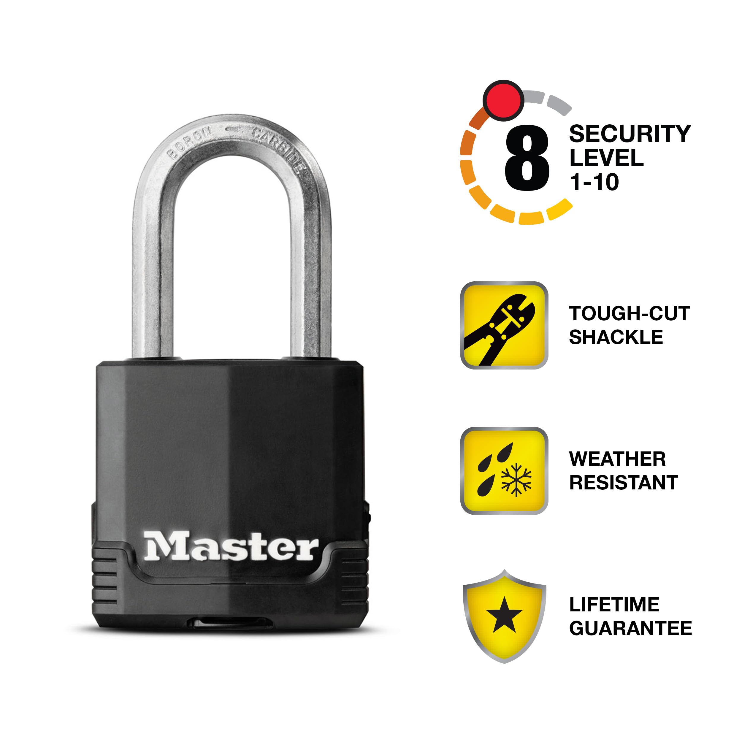 Master Lock Magnum Heavy Duty Outdoor Padlock with Key, 2 Pack Keyed-Alike M115XTLF 🍁 All In One Marketplace Canada