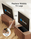 PERLESMITH Universal TV Stand Legs for 32-70 inch TVs, Table Top TV Stand up to 99 lbs, Height Adjustable Television TV Mount, Universal TV Base for Livingroom & Bedroom, VESA 400x400mm PSTVS04 🍁 All In One Marketplace Canada