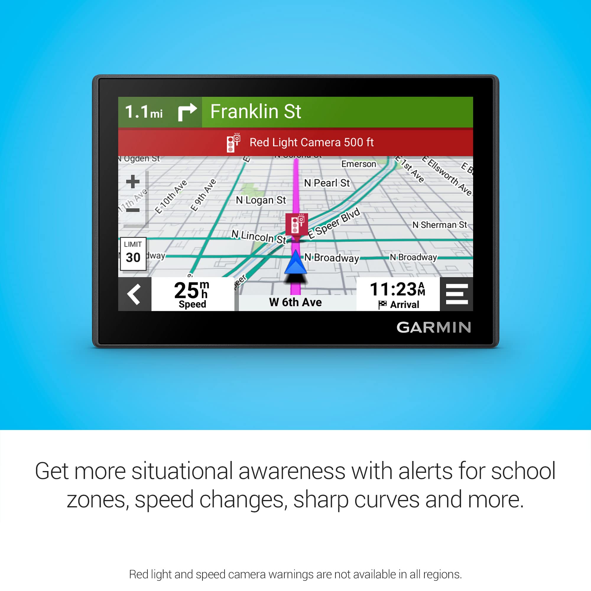 Garmin Drive™ 53 GPS Navigator, High-Resolution Touchscreen, Simple On-Screen Menus and Easy-to-See Maps, Driver Alerts 🍁 All In One Marketplace Canada