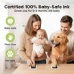 4pk Inkless Baby Hand and Footprint Kit, Mess Free Ink Pads (Jet Black, R) 🍁 All In One Marketplace Canada