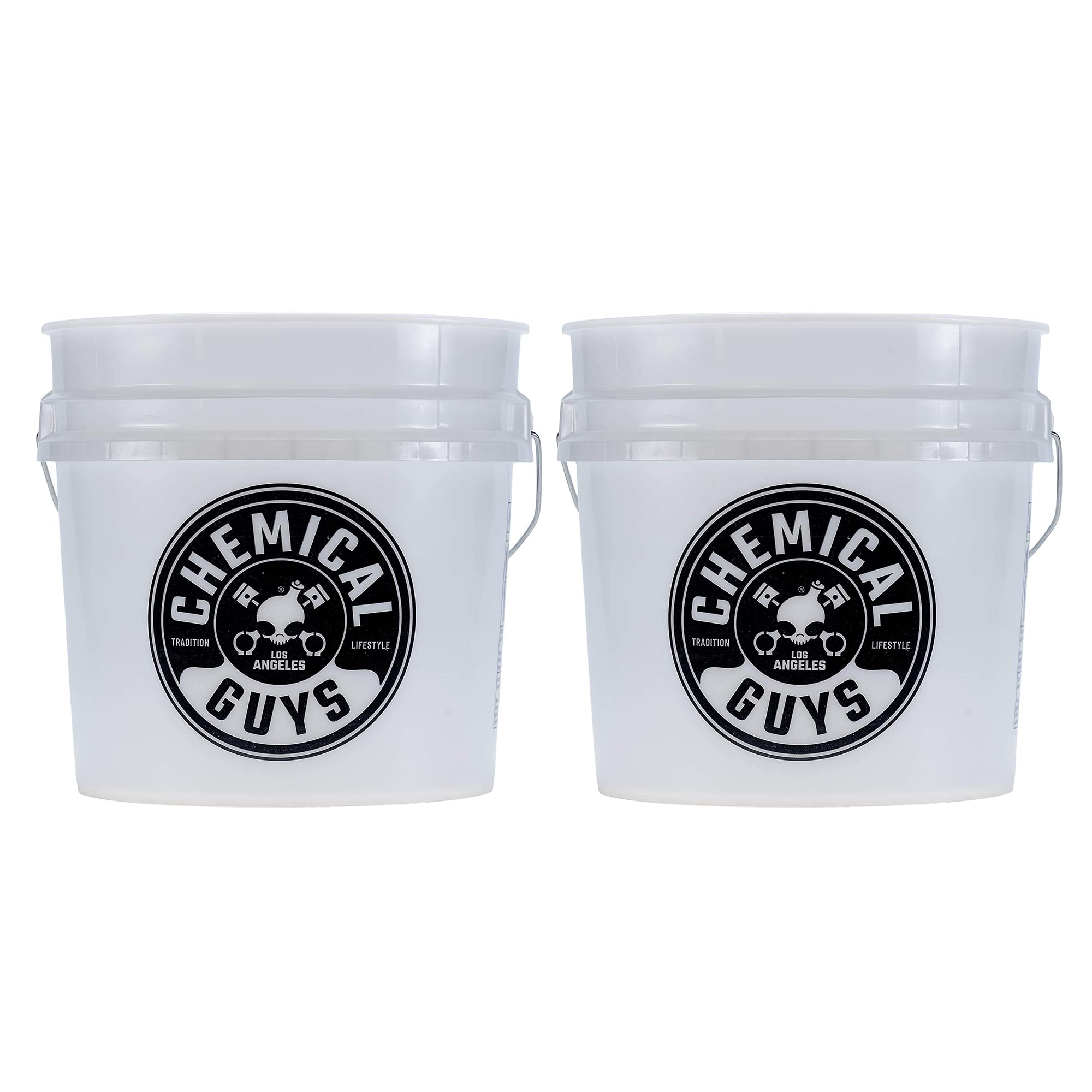 Chemical Guys Heavy Duty Ultra Clear Detailing Bucket for Cars, Trucks, SUVs, Motorcycles, RVs & More, 4.25 Gallon (2 Pack) 🍁 All In One Marketplace Canada