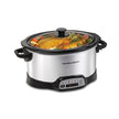 Hamilton Beach Programmable Slow Cooker, 6 Quart Capacity, Silver, 33463 🍁 All In One Marketplace Canada