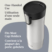 Contigo West Loop 3.0 Stainless Steel Travel Mug with Tea-Bag Hook & Spill-Proof Lid, Vacuum-Insulated Reusable Cup Coffee and Tea, 16 oz (473 mL), Salt - Keeps Drinks Hot up to 11 Hours 🍁 All In One Marketplace Canada