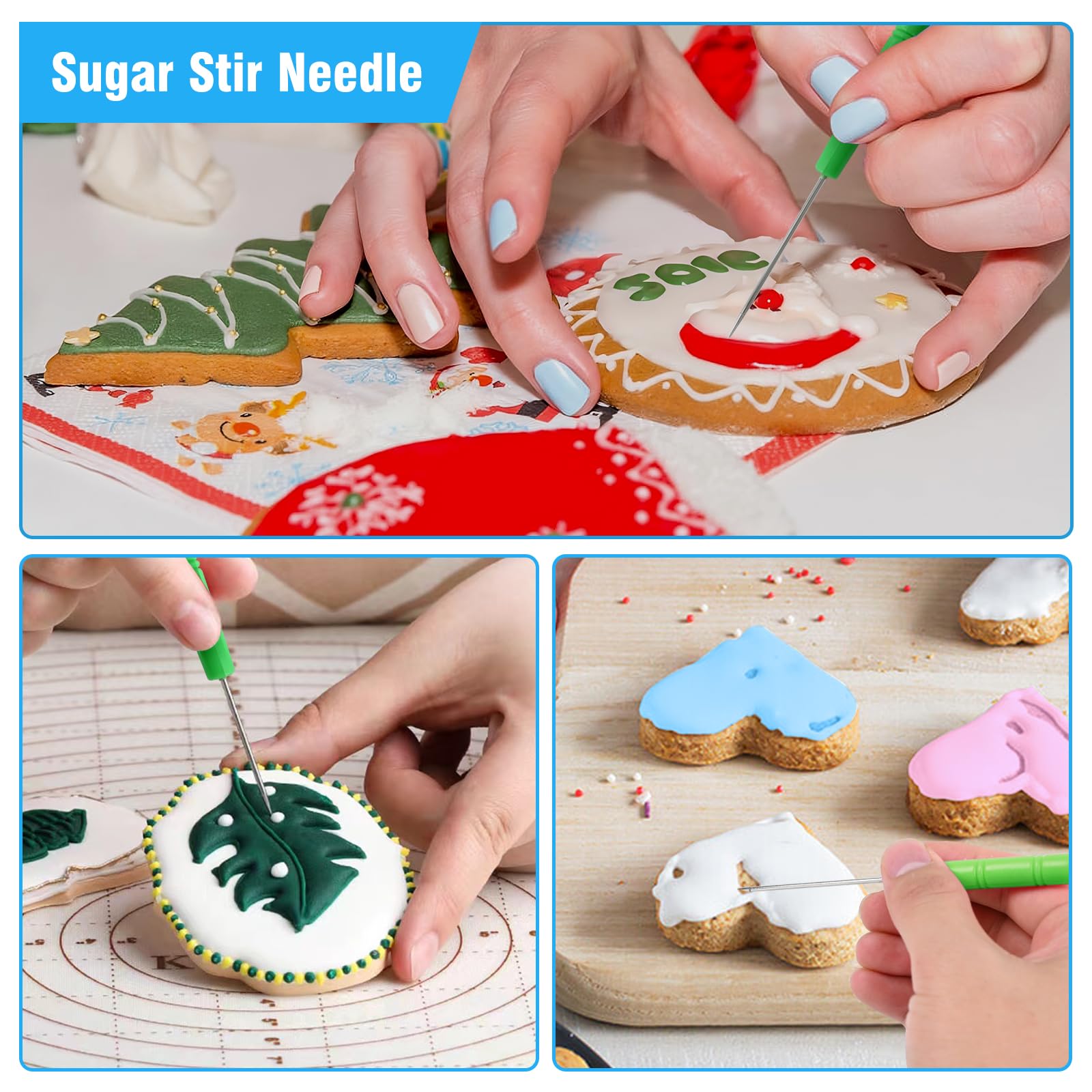 firstake Piping Bags and Tips Set - 100pcs 12 Inch Icing Bags with 14 Tips 🍁 All In One Marketplace Canada