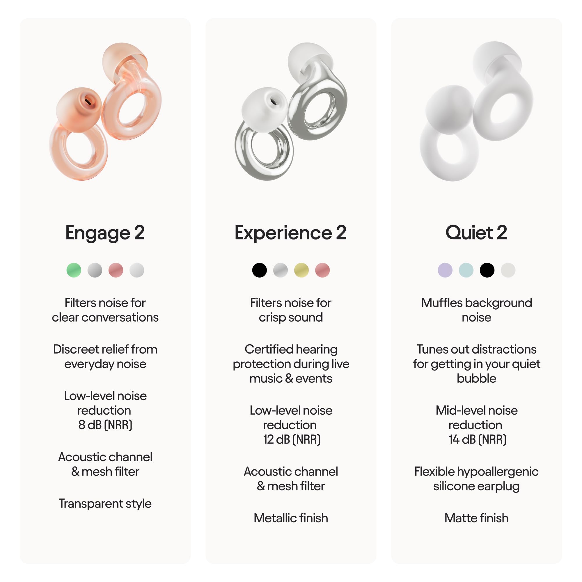 Loop Engage 2 Ear Plugs – Everyday Noise Relief With Clear Speech for Social Gatherings, Work, Conversation, Parenting & Noise Sensitivity – 16 dB Noise Reduction Earplugs 🍁 All In One Marketplace Canada