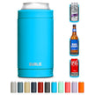 DUALIE 3 in 1 Insulated Can Cooler - Universal Size for 12 oz Cans, Slim Cans, and Bottles - Glacier 🍁 All In One Marketplace Canada