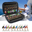 Vkinman 16 Pcs Fishing Lures Spinner Bait with Treble Hooks for Bass Trout Salmon Fishing Tackle Spinnerbait Spoons Metal Sequins Spinners Baits Fishing Bait for Freshwater Saltwater Fishing 🍁 All In One Marketplace Canada