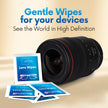 Lens Wipes for Eyeglasses - Pre-Moistened Individually Wrapped Scratch & Streak-Free for Glasses, Sunglasses & Camera Lenses 500ct 🍁 All In One Marketplace Canada