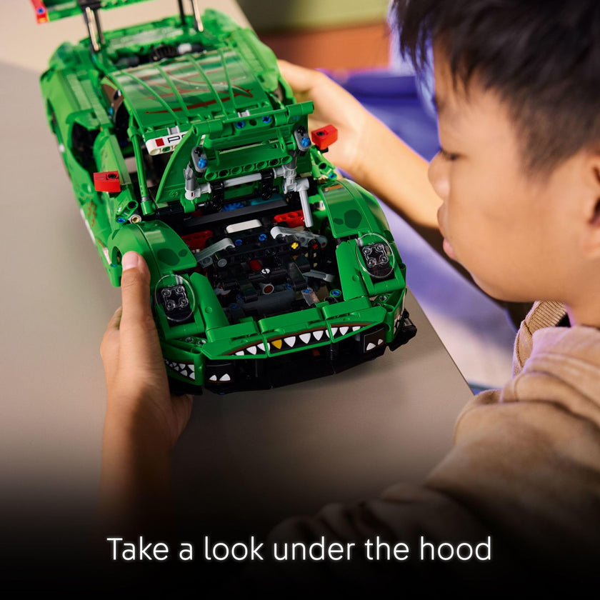 LEGO Technic Porsche 911 GT3 R Rexy AO Racing Car Building Toy for Boys & Girls - Car Toy W/Realistic Steering & 6-Cylinder Engine for Kids & Auto Fans, Ages 11+ - Gift Idea for Birthdays - 42224 🍁 All In One Marketplace Canada