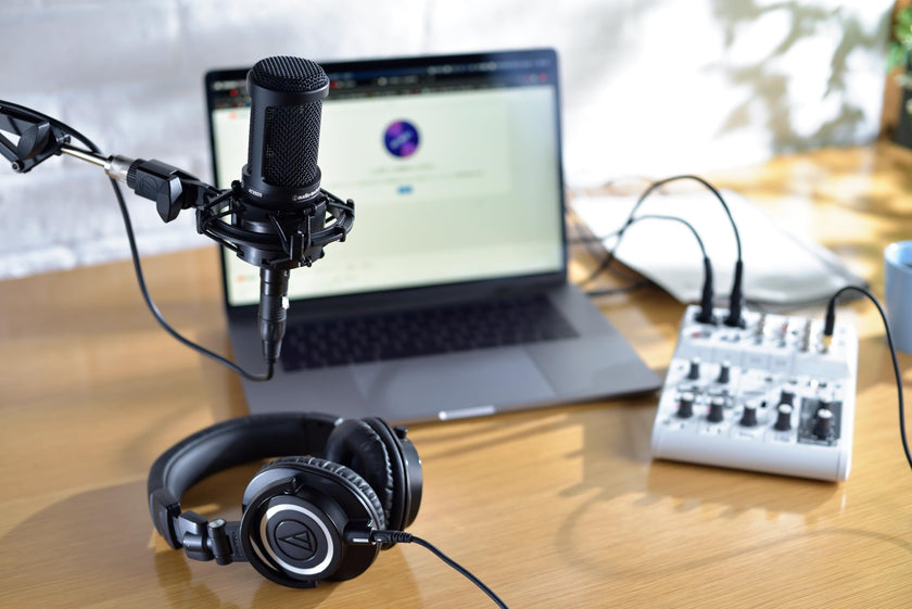 Audio-Technica AT2020 Cardioid Condenser Studio XLR Microphone, Ideal for Project/Home Studio Applications 🍁 All In One Marketplace Canada