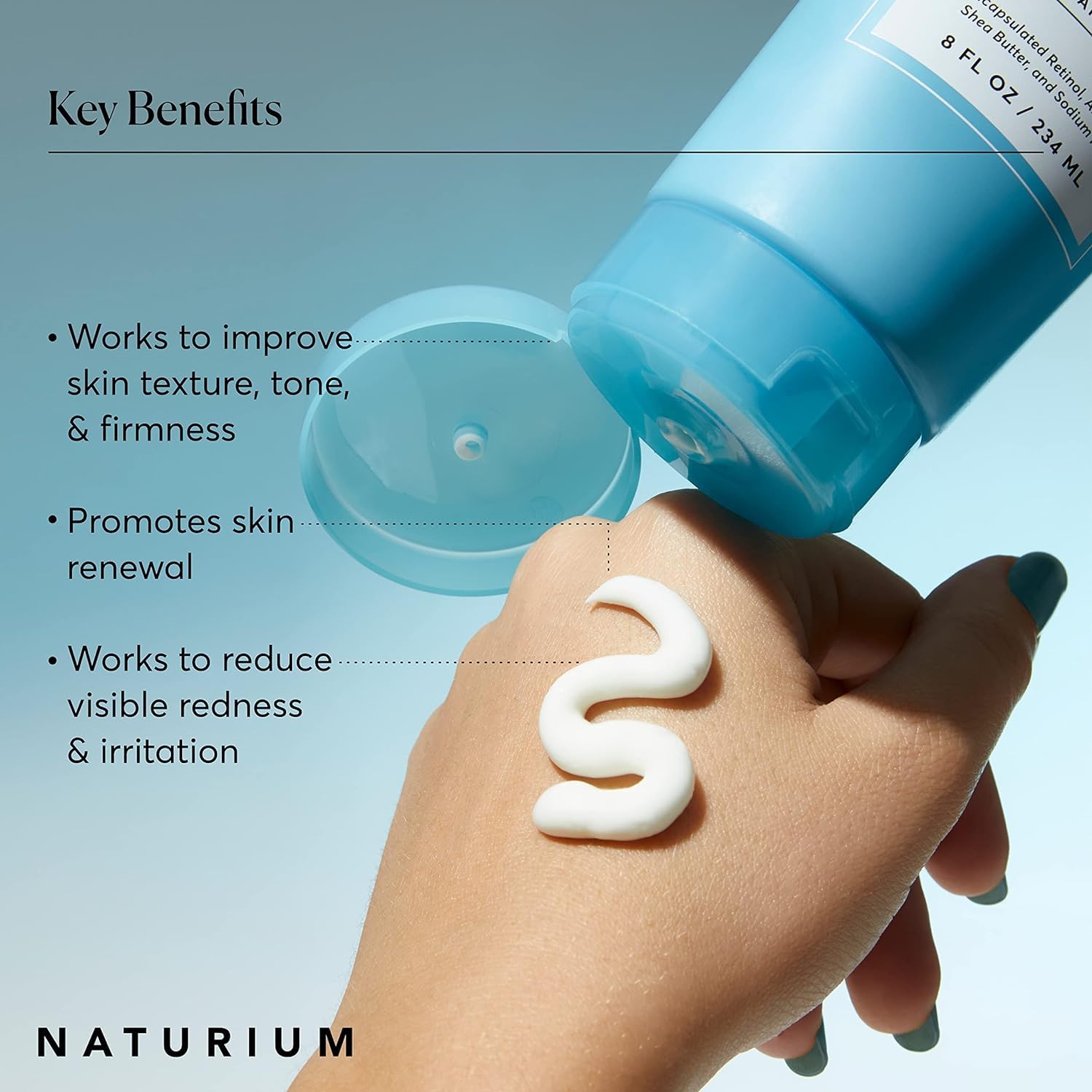 Naturium Skin-Renewing Retinol Body Lotion | Moisturizing & Firming Cream, With Allantoin & Shea Butter | 8 FL OZ / 234 ml 🍁 All In One Marketplace Canada