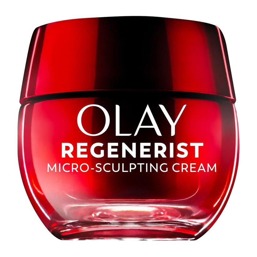 Olay Face Moisturizer, Regenerist Micro-Sculpting Facial Cream for Women - Instant Hydration, Anti-Aging, Anti-Wrinkle, Firming Skin Care - Hyaluronic Acid, Niacinamide, Amino Peptides, 50 mL 🍁 All In One Marketplace Canada