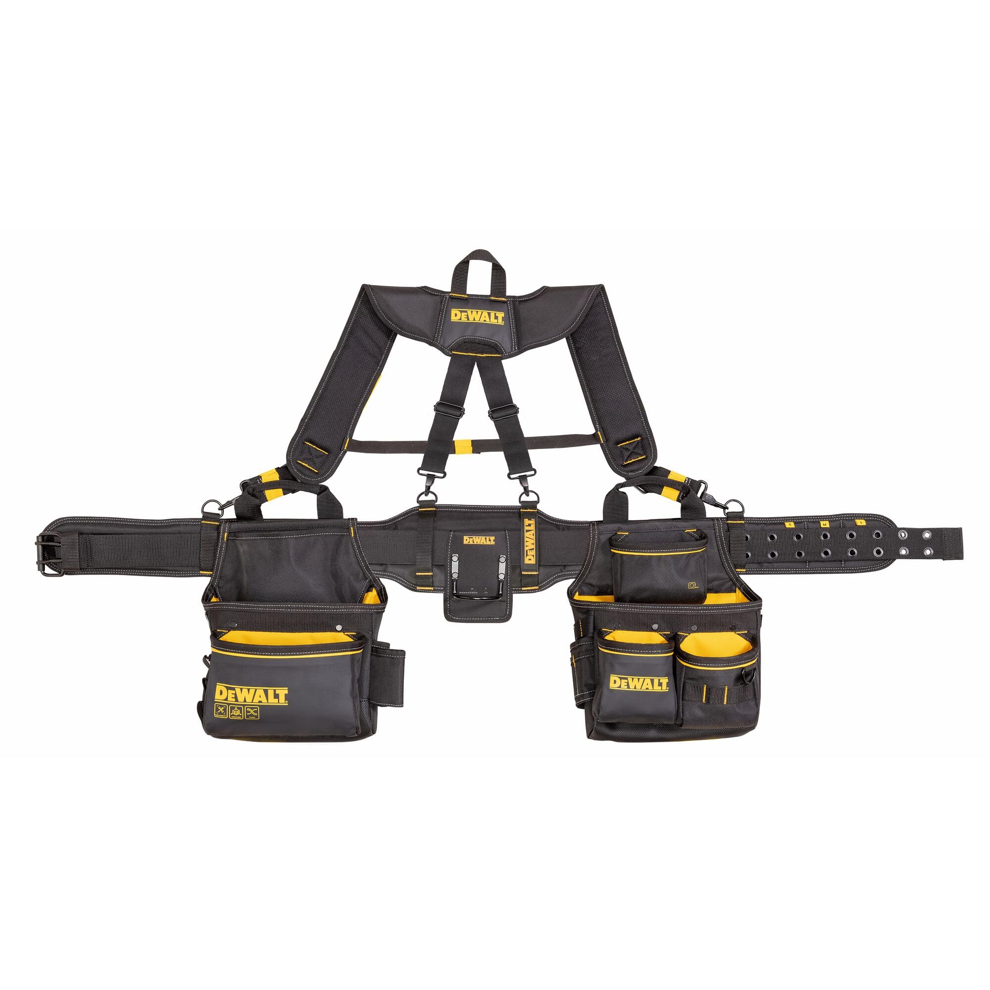 DEWALT Tool Rig Professional Tool Belt with Padded Suspenders, 25 Pockets, Durable Design, Adjustable (DWST540602) 🍁 All In One Marketplace Canada