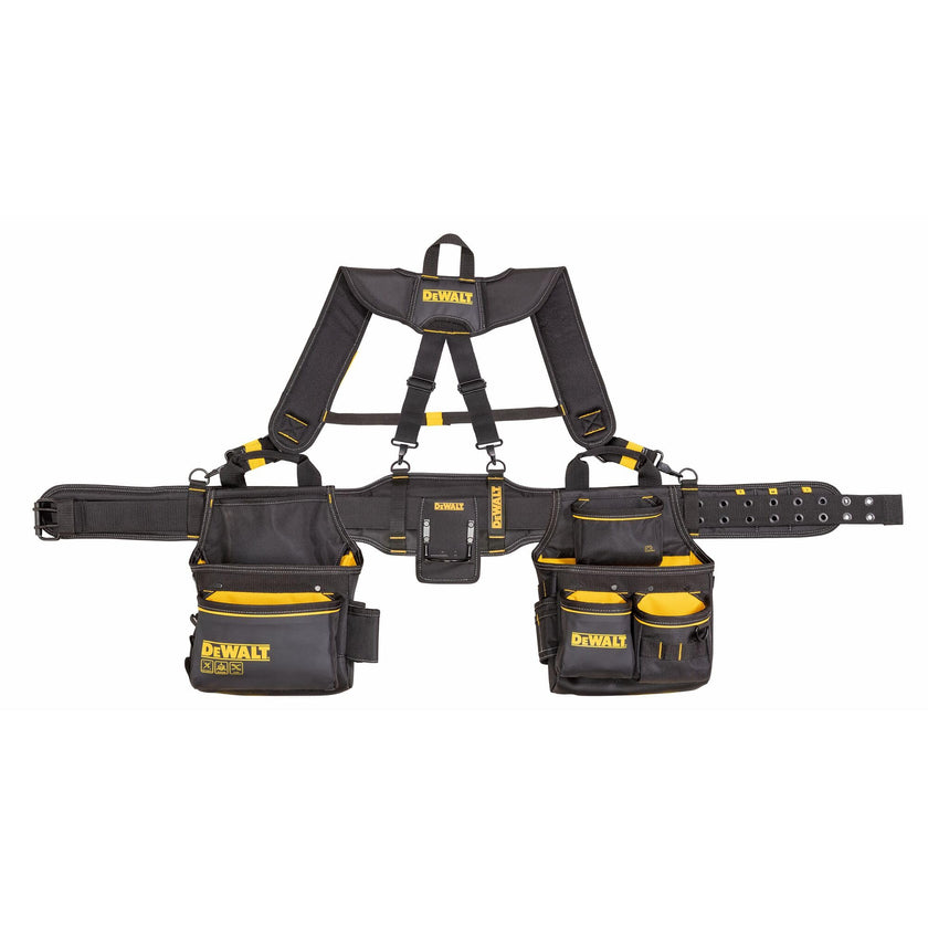 DEWALT Tool Rig Professional Tool Belt with Padded Suspenders, 25 Pockets, Durable Design, Adjustable (DWST540602) 🍁 All In One Marketplace Canada