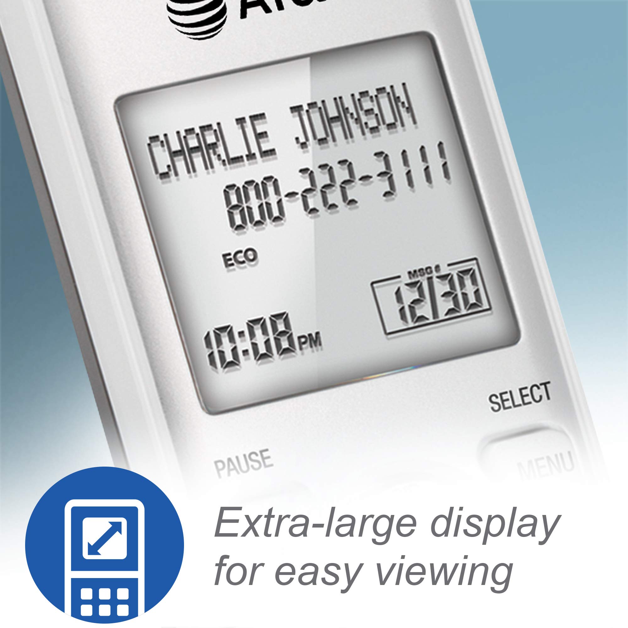 AT&T EL52203 2-Handsets Cordless Phone System with Answering System, Caller ID/Call Waiting - DECT 6.0 - Upto 14 Minutes Recording Time 🍁 All In One Marketplace Canada