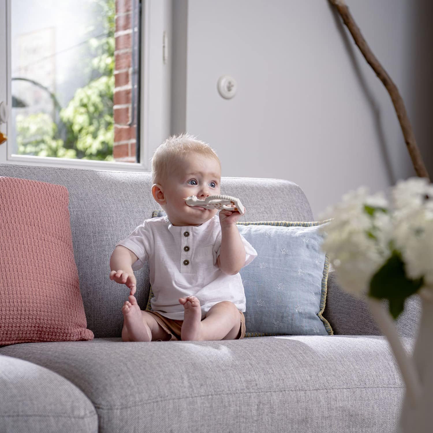 Sophie la girafe - Teething Ring - Sooth Painful Gums for Babies - Natural Rubber Sophie the Giraffe - For Babies from Birth 🍁 All In One Marketplace Canada