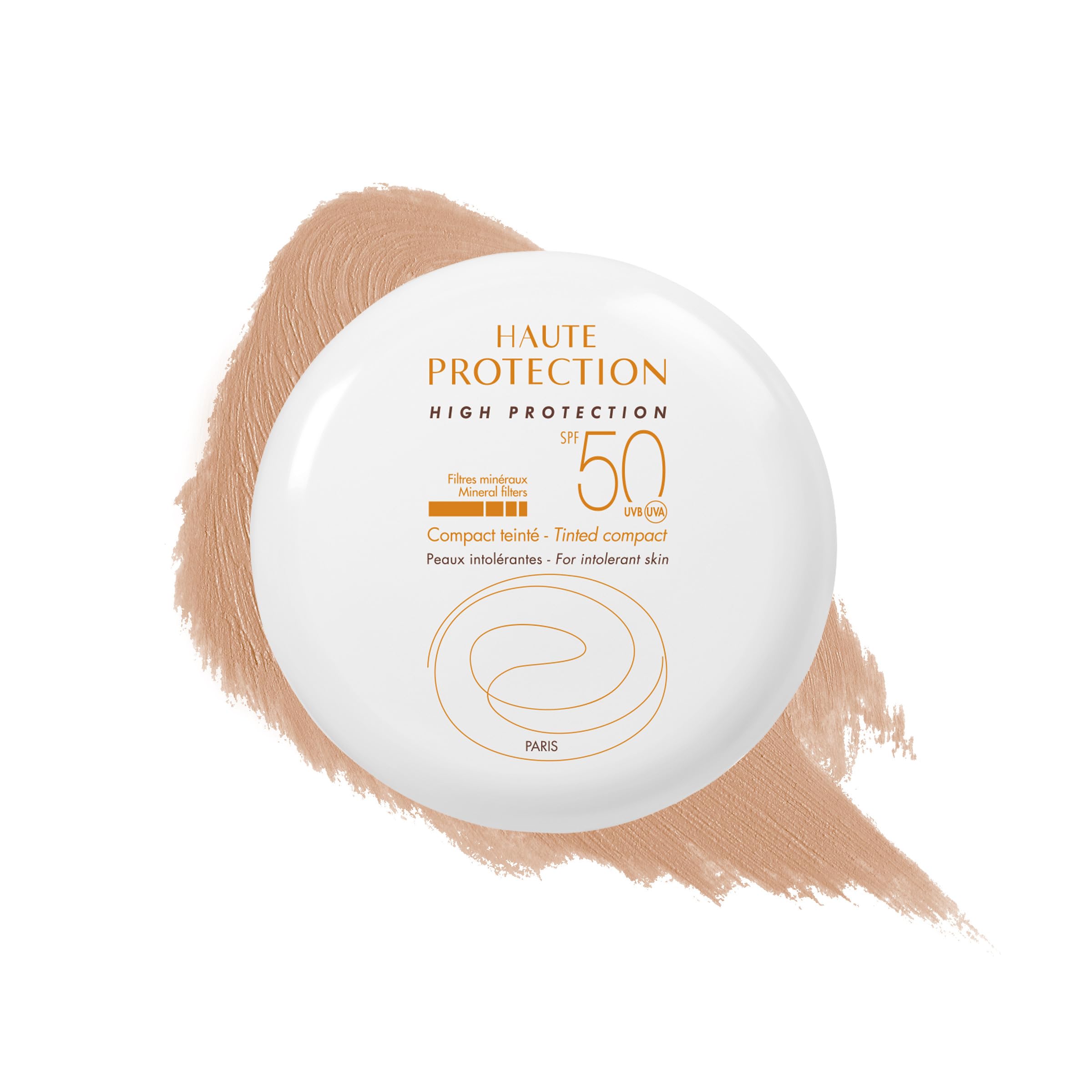 Eau Thermale Avène High Protection Beige Tinted Compact, Broad Spectrum SPF 50+, UVA/UVB Blue Light Protection, Water Resistant, Non-Greasy, 10 g 🍁 All In One Marketplace Canada