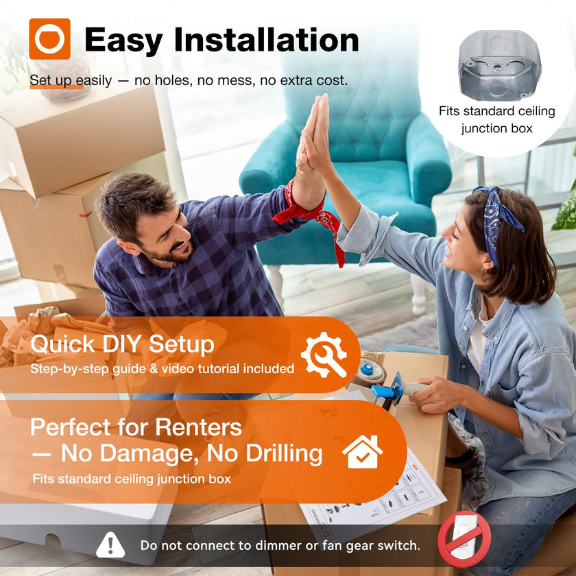 addlon Ceiling Fans with Lights, 42 Inch Low Profile Ceiling Fan with Light and Remote Control, Flush Mount, Reversible, 3CCT, Dimmable, Quiet, Black Small Ceiling Fan for Bedroom Indoor/Outdoor Use 🍁 All In One Marketplace Canada