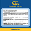 Natural Factors K2 Vitamin Supplement 100 mcg, VALUE SIZE, 360 Vegetarian Capsules, MK-7 from Natto Bean, Helps Support Bones, Vegan, Non-GMO, Proudly Canadian 🍁 All In One Marketplace Canada