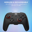 Turtle Beach Rematch Wireless Gaming Controller - Officially Licensed for Nintendo Switch 2, Nintendo Switch/Switch Lite/OLED - TMR Thumbsticks, Rechargeable Battery, Audio Controls – Black/Red 🍁 All In One Marketplace Canada