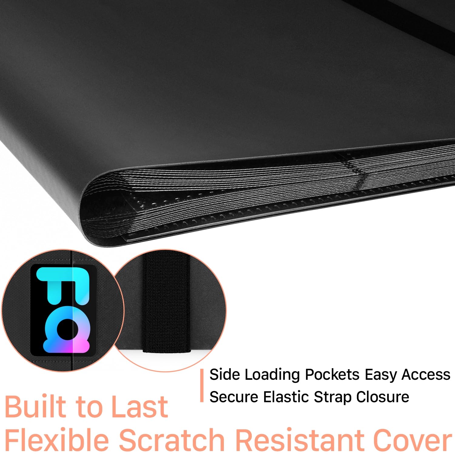 【2026】Trading Card Binder 9 Pocket, Hockey Card Binder with Sleeves Anti-open Strap Waterproof 20-Page 360 Game Cards Binder Holder Gift for Baseball/Soccer/Basketball/Football Cards Collector 🍁 All In One Marketplace Canada