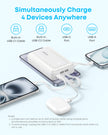 Anker Zolo Power Bank, 20,000mAh 45W Max Fast Portable Charger with Built-in USB-C Cable, USB C&A, 40W Battery Pack for iPhone 17 Series, MacBook, Samsung, and More (Built-in C Cable*2) 🍁 All In One Marketplace Canada
