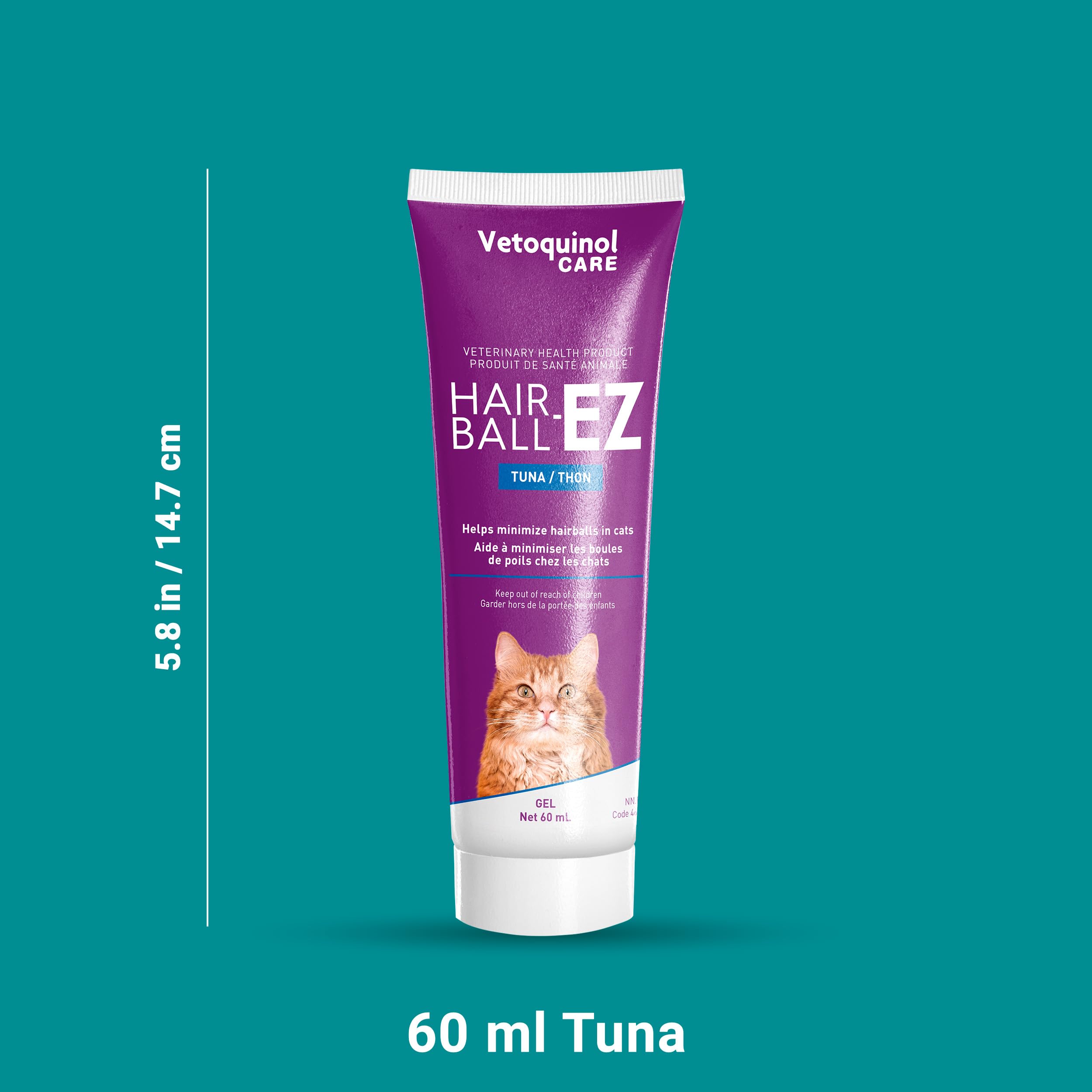 Vetoquinol Hairball-EZ – Veterinary Health Product – Helps Minimize Hairballs in Cats (Tuna) 🍁 All In One Marketplace Canada