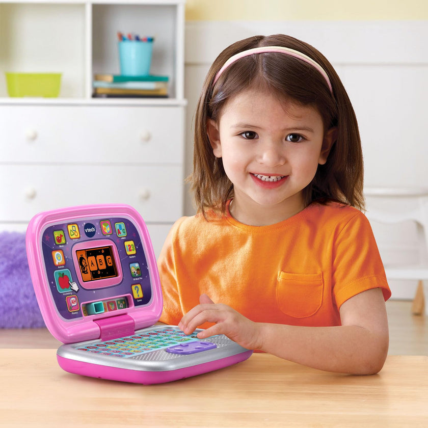 VTech Play Smart Preschool Laptop, Pink (English Version) 🍁 All In One Marketplace Canada