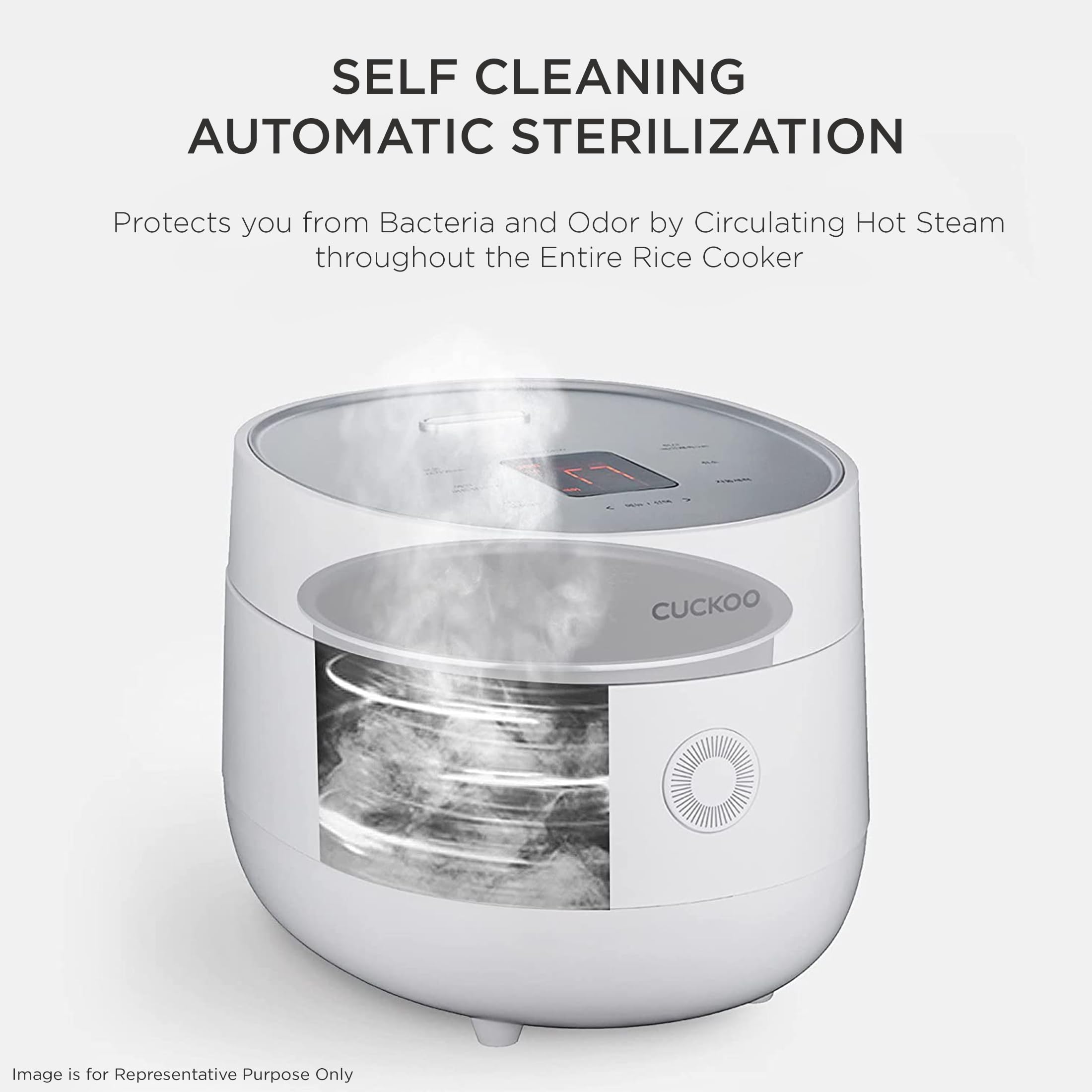 CUCKOO Rice Cooker 6 Cup Uncooked / 12 Cup Cooked, Modern Fuzzy Logic Rice Cooker Small with Delay Timer & Keep Warm Setting, Versatile Food Steamer for Cooking, Non-Stick Inner Pot, White (CR-0675FW) 🍁 All In One Marketplace Canada