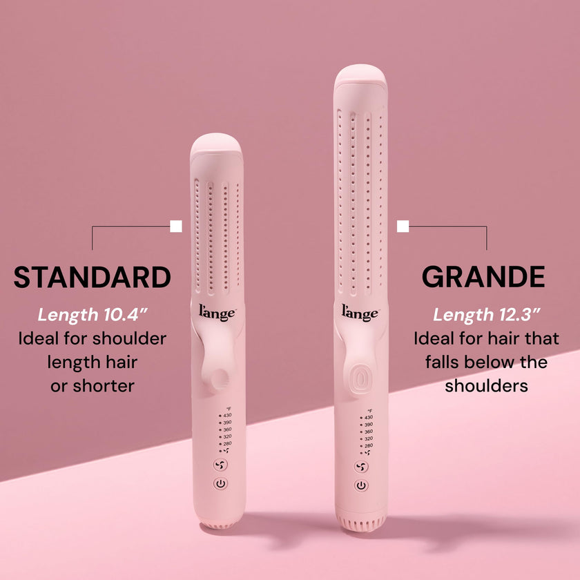 L'ANGE HAIR Le Duo Grande 360° Airflow Styler | 2-in-1 Curling Wand & Titanium Flat Iron Hair Straightener | Professional Hair Curler with Cooling Air Vents to Lock in Style | Adjustable Temp 🍁 All In One Marketplace Canada