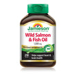 Jamieson Wild Salmon & Fish Oil 1,000 mg, No Fishy Aftertaste, Supports Heart Health and Brain Health. With Wild Alaskan Salmon, EPA, and DHA, Non-GMO, Gluten-Free, Proudly Canadian, 210 Softgels 🍁 All In One Marketplace Canada