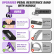 Upgraded Pedal Resistance Band with Handles, Foot Pedal Resistance Bands for Women, Core Abs Leg Training, Exercise Bands for Full Body Workout Fitness, Home Gym Equipment, Pilates & Physical Therapy 🍁 All In One Marketplace Canada