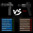 TAIJIMA Deep Tissue Massage Gun for Athletes - Handheld Muscle Massager with 10 Attachments, 30 Speed Levels, LCD Touch Screen, 2000mAh Battery, Low Noise, Portable Gift Box (Black) 🍁 All In One Marketplace Canada