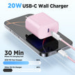 Hzevn for iPhone 16 Chargers Fast Charging,3 Pack 20W USB C Charger Block with 6.6/6.6/10ft Long USB C to USB C Cable for iPhone 17/16/15 Pro Max/15 Pro/15 Plus 🍁 All In One Marketplace Canada