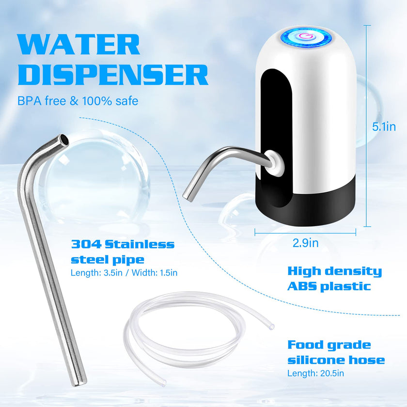 GetKen Water Dispenser & Water Table Pump for 5 Gallon Bottle, Rechargeable 🍁 All In One Marketplace Canada